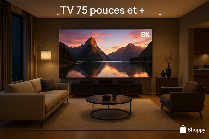 TV 75 pouces et +
