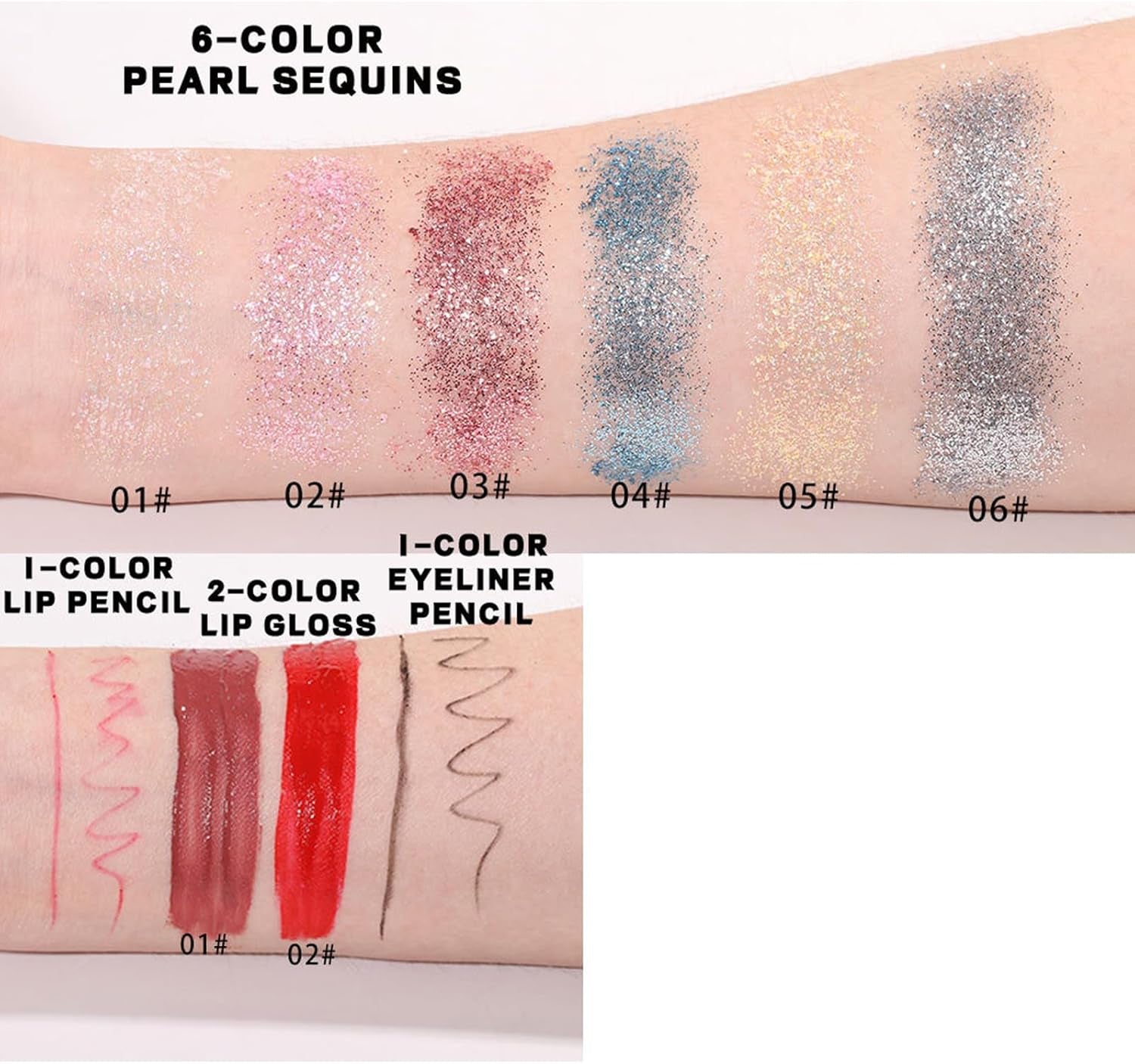 Kit De Maquillage Professionnel Palette De Maquillage Avec Miroir, Coffret De Maquillage De Voyage Avec Paupières Rouge Lèvres, Paillettes, Fard À Joues– Coffret Cadeau De Maquillage