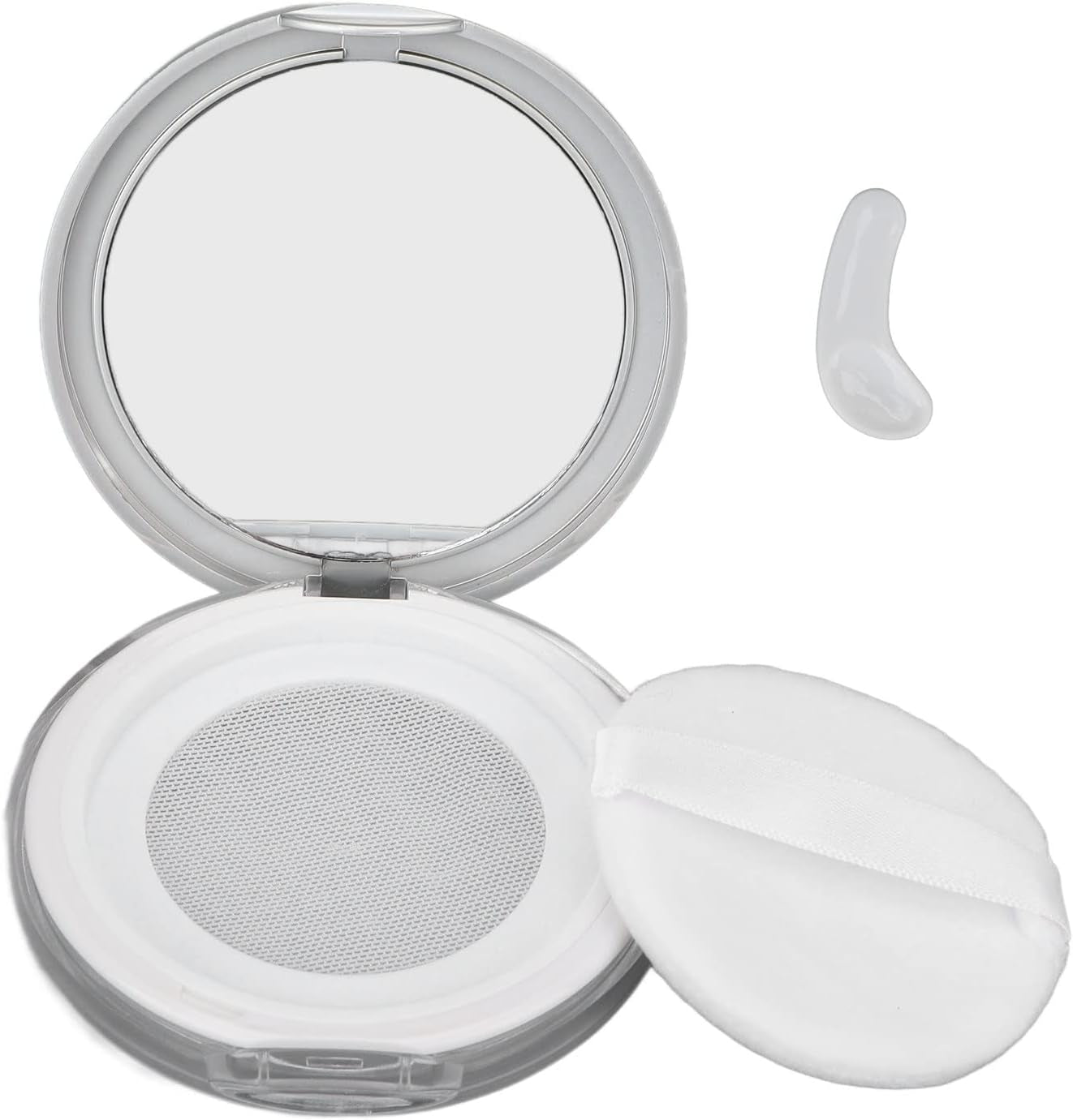 Poudre Libre Rechargeable Poudre Compacte HD Avec Miroir De Voyage Ajustable Pour Blush