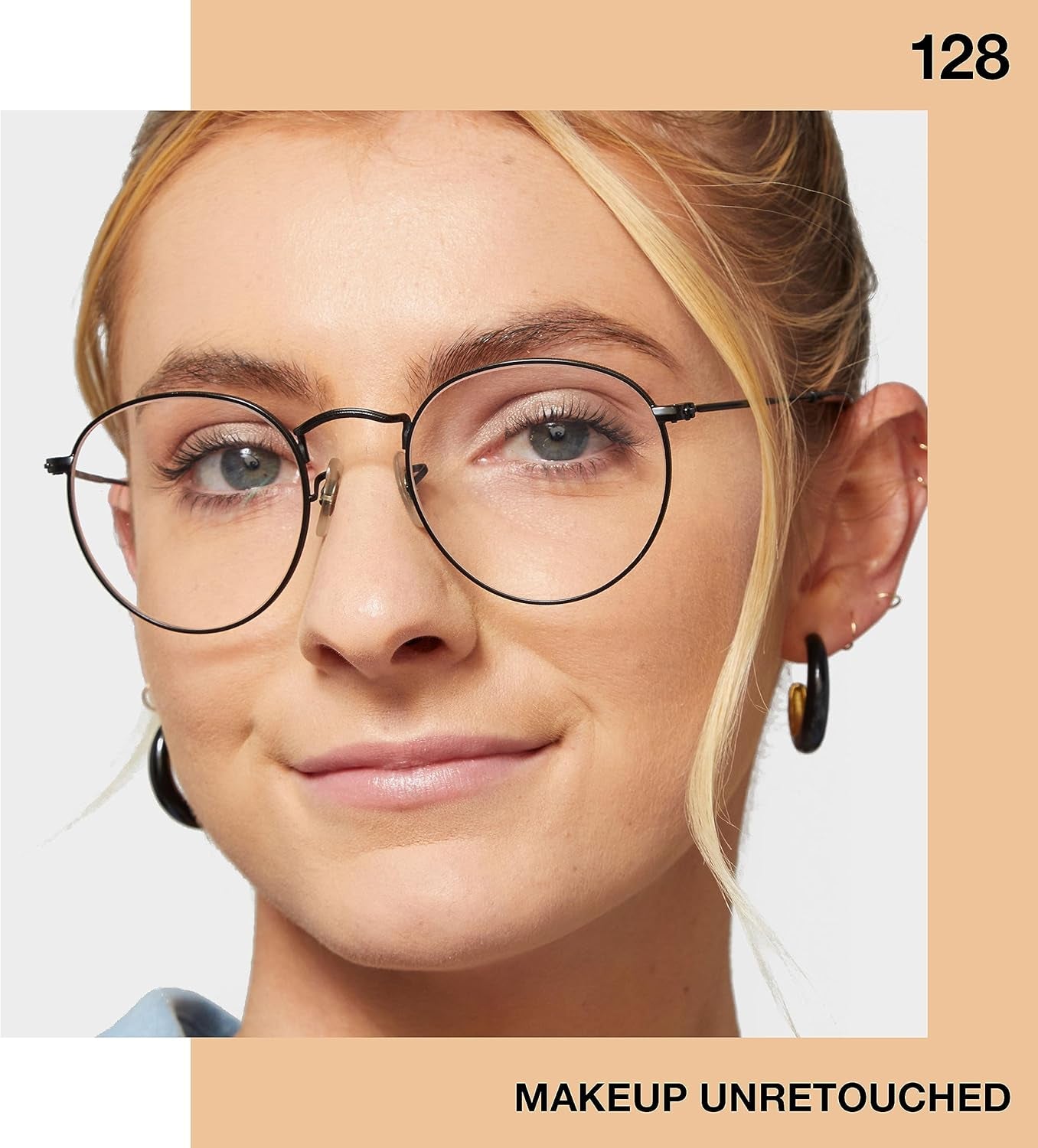 Fit Me! Matte + Poreless Foundation - Warm Nude 128