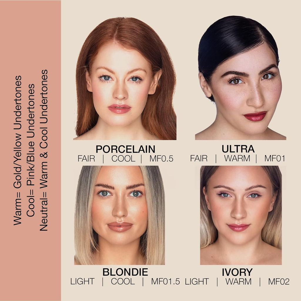 Bellapierre Loose Mineral Foundation – Fond De Teint Minéral En Poudre Libre | Couvrance Totale SPF 15 | Vegan & Cruelty-Free | Hypoallergénique - 9 Grammes - Blondie