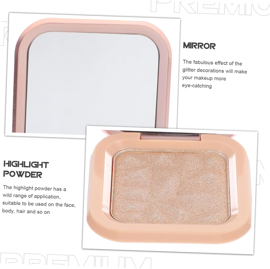Poudre Pour Surligneur Visage Plateau Poudre Visage Palette Contouring Scintillante