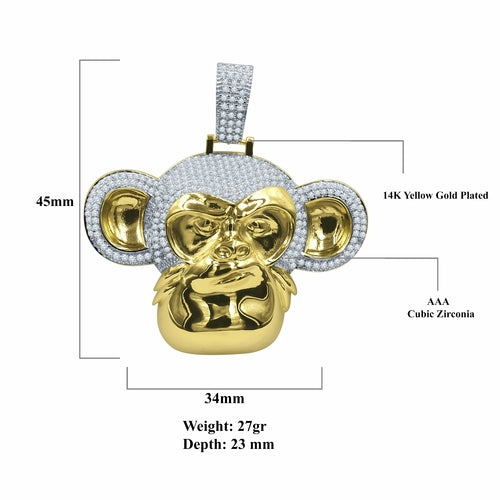 Pendentif FERAL SILVER - Bijou Argenté Élégant et Sauvage