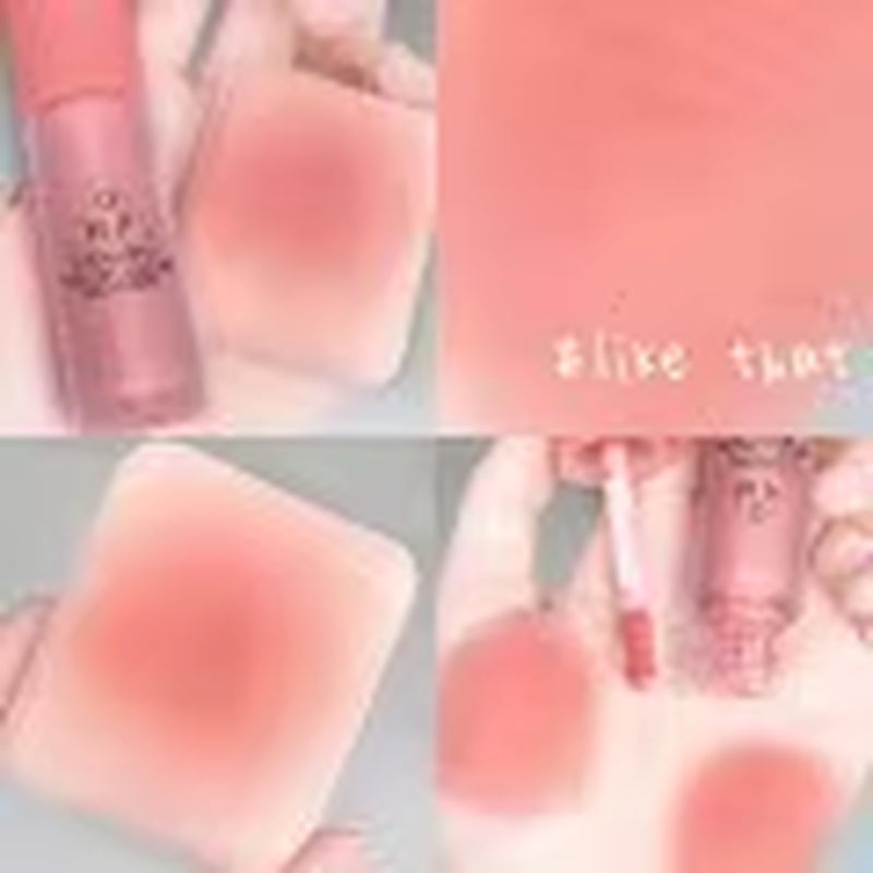 Liquid Blush Long-Acting Waterproof Easy Halo Dye Brightens the Face Smooth Peach Red Female Cosmetics