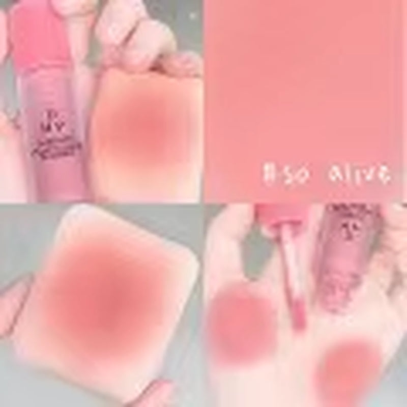 Liquid Blush Long-Acting Waterproof Easy Halo Dye Brightens the Face Smooth Peach Red Female Cosmetics