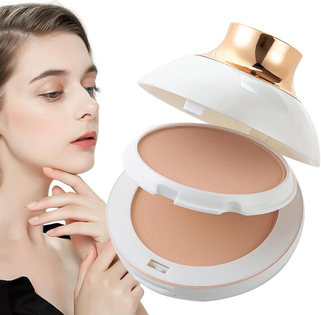 Poudre De Finition | Poudre De Finition Compacte Pour Fond De Teint Longue Tenue | Contrôle De L'Huile Et Finition Imperméable, Poudre Végétale De Contrôle De La Brillance