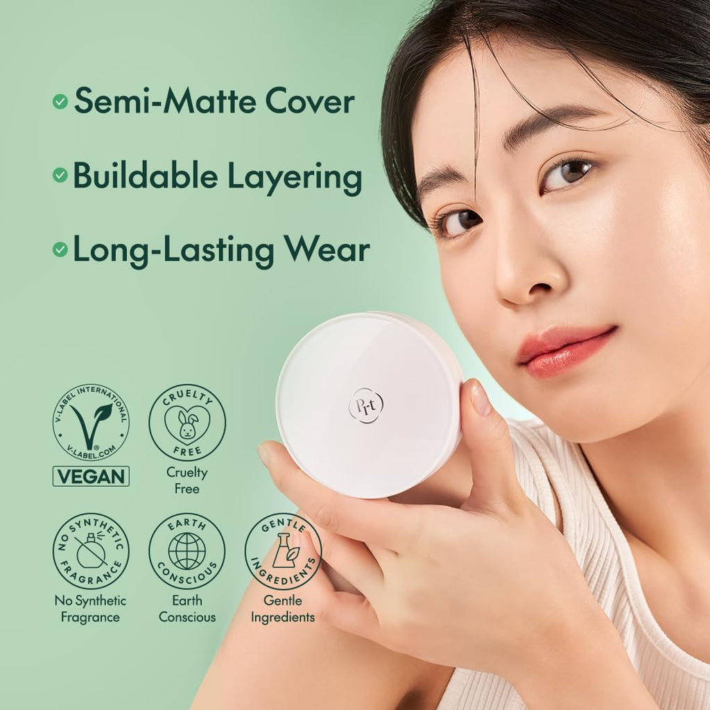 PURITO SEOUL Wonder Releaf Centella BB Cushion #21 Light Beige Fond De Teint, Coréen Centella, Maquillage Longue Tenue, Couverture Impeccable, K-Beauty, 15 G, 0,52 Fl.Oz