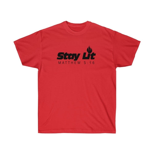 T-shirt Unisexe Stay Lit - Matthieu 5:16 - Message Religieux