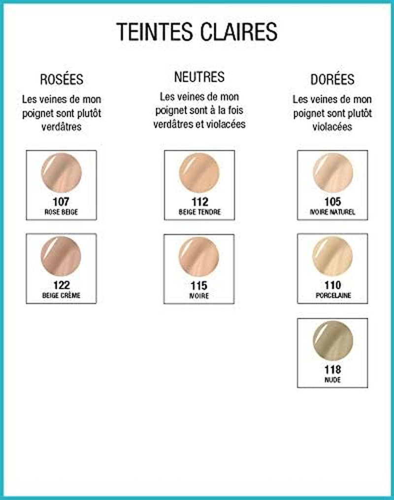 Maybelline New-York - Fond De Teint Fluide Fit Me Matte & Poreless - Peaux Normales À Grasses - Teinte : 105 Ivoire Naturel - 30 Ml