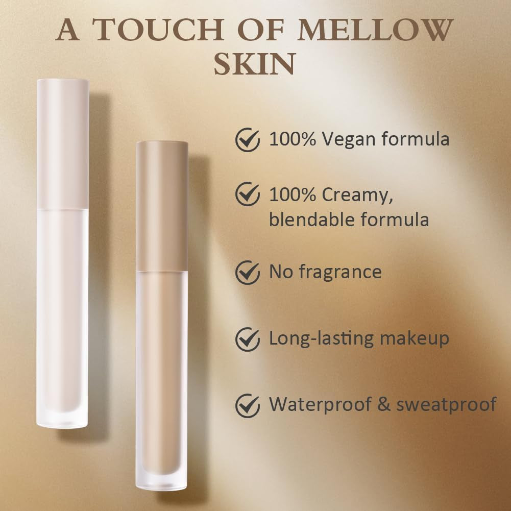 Liquid Highlighter Makeup, Bronzer Liquide Contour Stick, Highlighter Liquide Hydratant Brighten, Natural Glossy Finish, Lightweight Blendable Silky Smooth Cream Face Illuminator Makeup