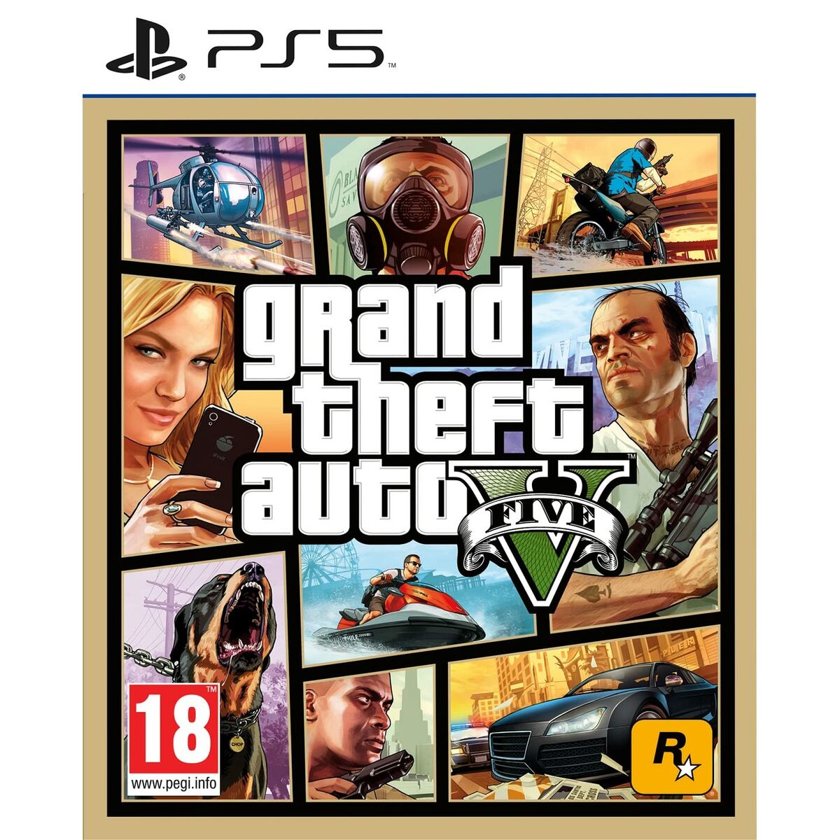 PlayStation 5 Video Game Sony GTA V PS5-0