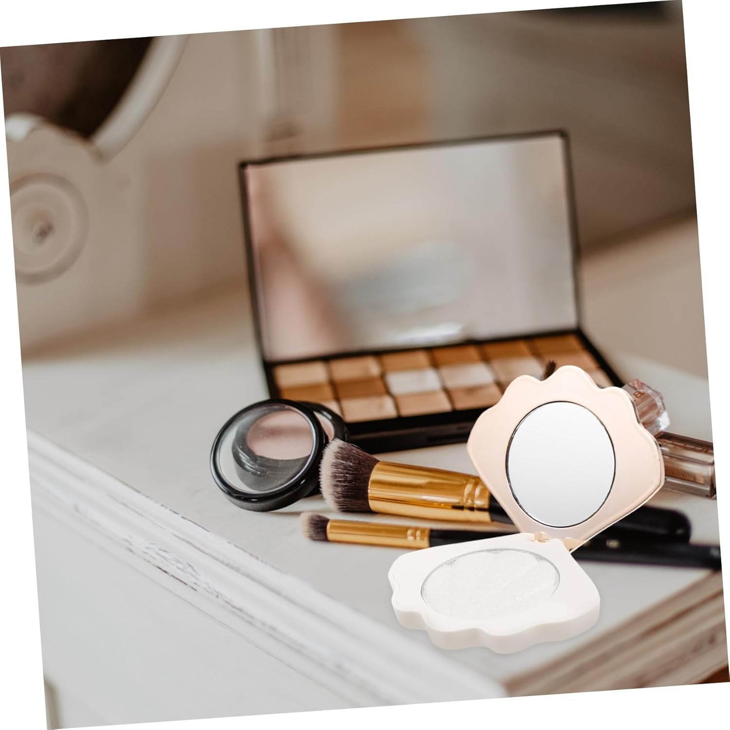 Illuminateur De Visage Compact Maquillage Enlumineur Et De Contour Pour Effet Visage Portable Et Facile À Appliquer