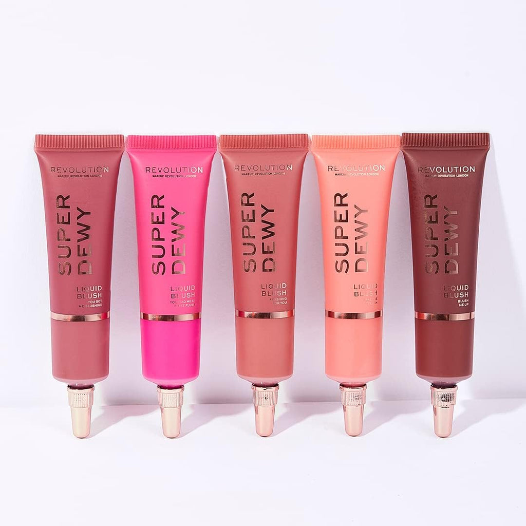 Makeup Revolution, Superdewy Liquid Blusher, Fard À Joues Liquide, You Got Me Blushing, 15Ml