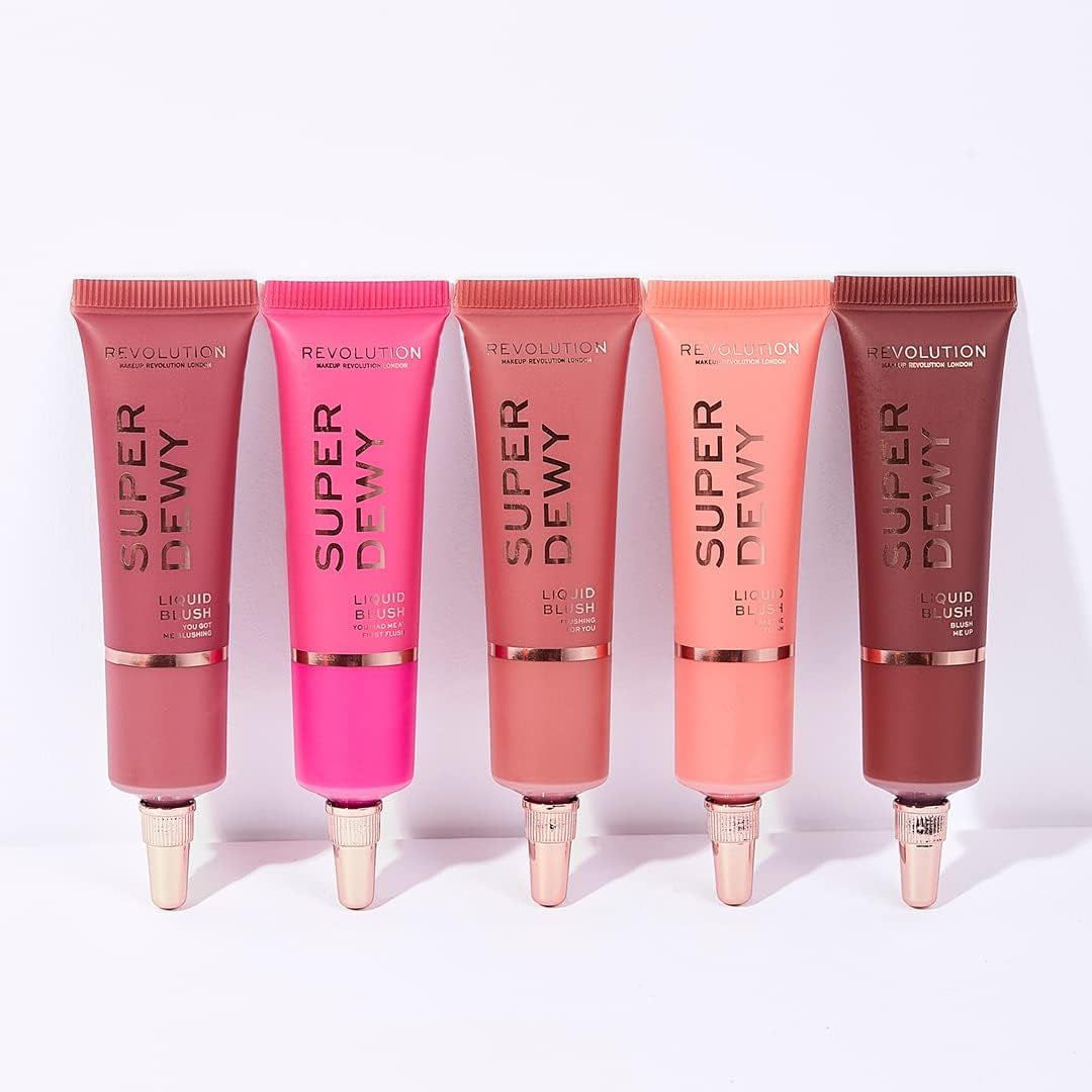 Makeup Revolution, Superdewy Liquid Blusher, Fard À Joues Liquide, You Got Me Blushing, 15Ml