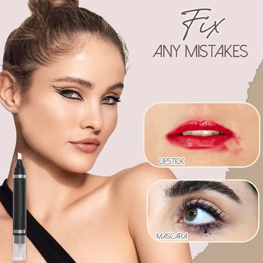 Stylo Correcteur De Maquillage De Précision, Corrige Les Erreurs De Maquillage, Les Taches De Mascara, Le Maquillage Professionnel Des Lèvres Et Des Yeux (1 Pièce)