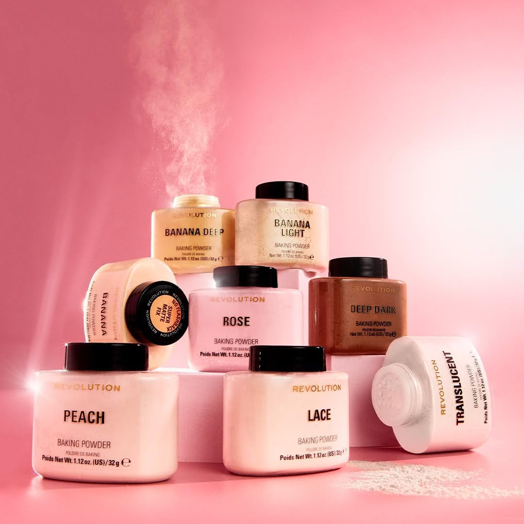 Makeup Revolution, Loose Baking Powder, Poudre, Translucent, 32G