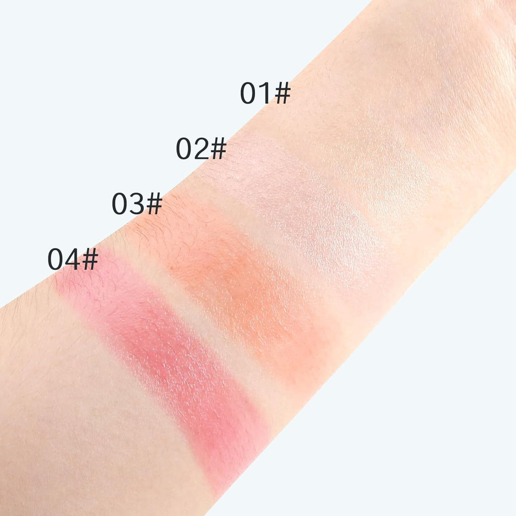 Boobeen Bâton De Maquillage Surligneur, Bâton De Crème Surligneur Et Blush, Illuminateur De Contour Du Visage, Hydratant Léger Translucide Naturel, Fini Rosé