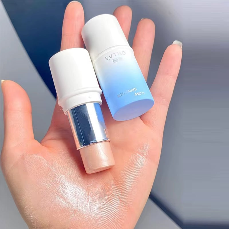 Natural Water Shimmer Highlighter Stick Light Clear Fine Shining Pearl Contour Shading Brightening Face Illuminator Dupes Makeup