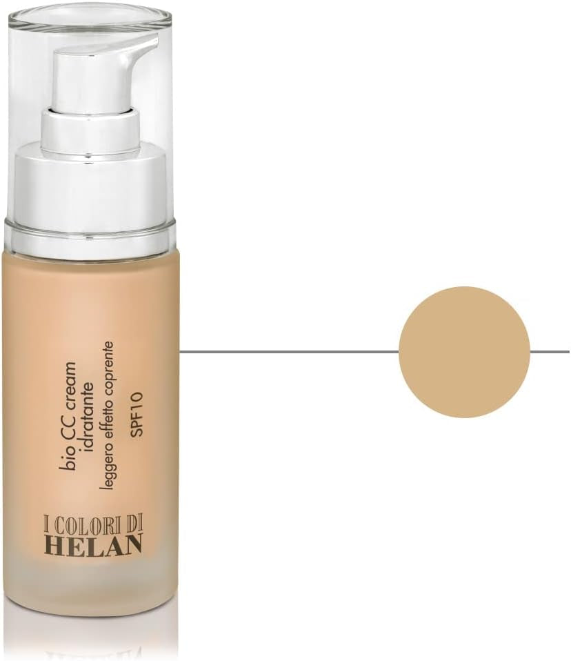 - Natural, Moisturising and Lightweight CC Cream with Facial Sun Protection SPF 10 and Hyaluronic Acid, Light Mattifying Effect Foundation, Luminous and Uniform Make up - Women'S Makeup, 30 Ml