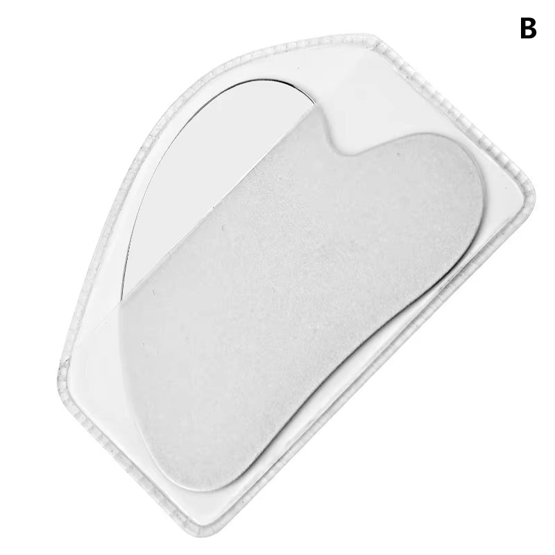 1Pcs Stainless Steel Hair Follicle Cleansing Blackhead Scraper Gua Sha Scraper Massager for Facial Skin Care Board Face Massager