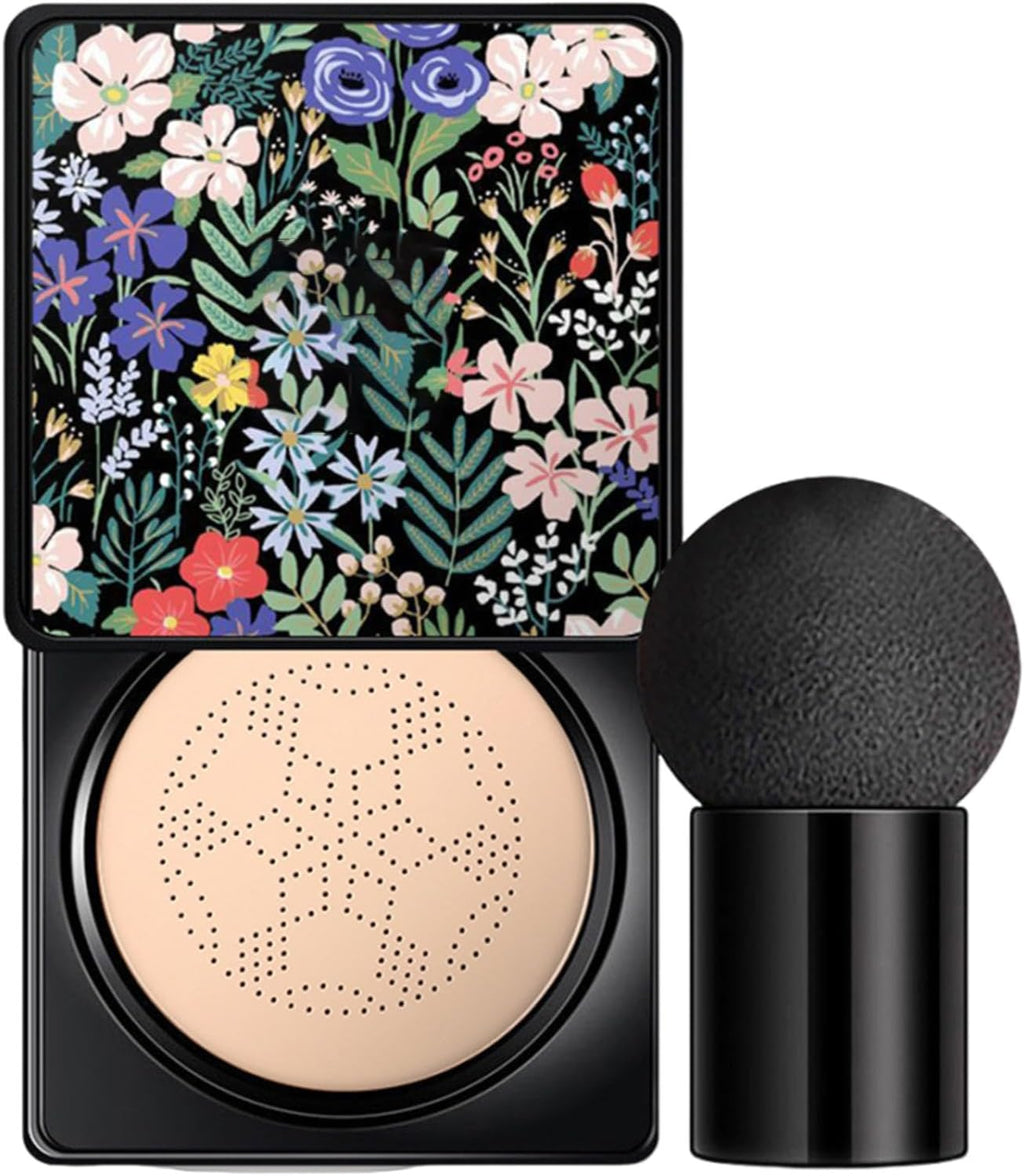 Fond De Teint Coussin, Coussin D'Air BB Crème Tête De Champignon,Bb Cream Anti-Cernes Naturel À Coussin D'Air Longue Durée - Fond De Teint Crème De Beauté, Coussin Hydratant, Maquillage Pour