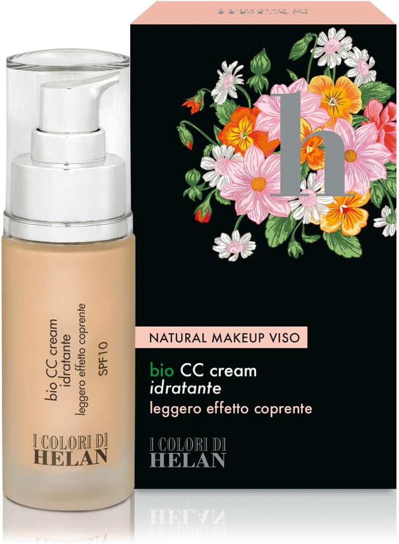 - Natural, Moisturising and Lightweight CC Cream with Facial Sun Protection SPF 10 and Hyaluronic Acid, Light Mattifying Effect Foundation, Luminous and Uniform Make up - Women'S Makeup, 30 Ml