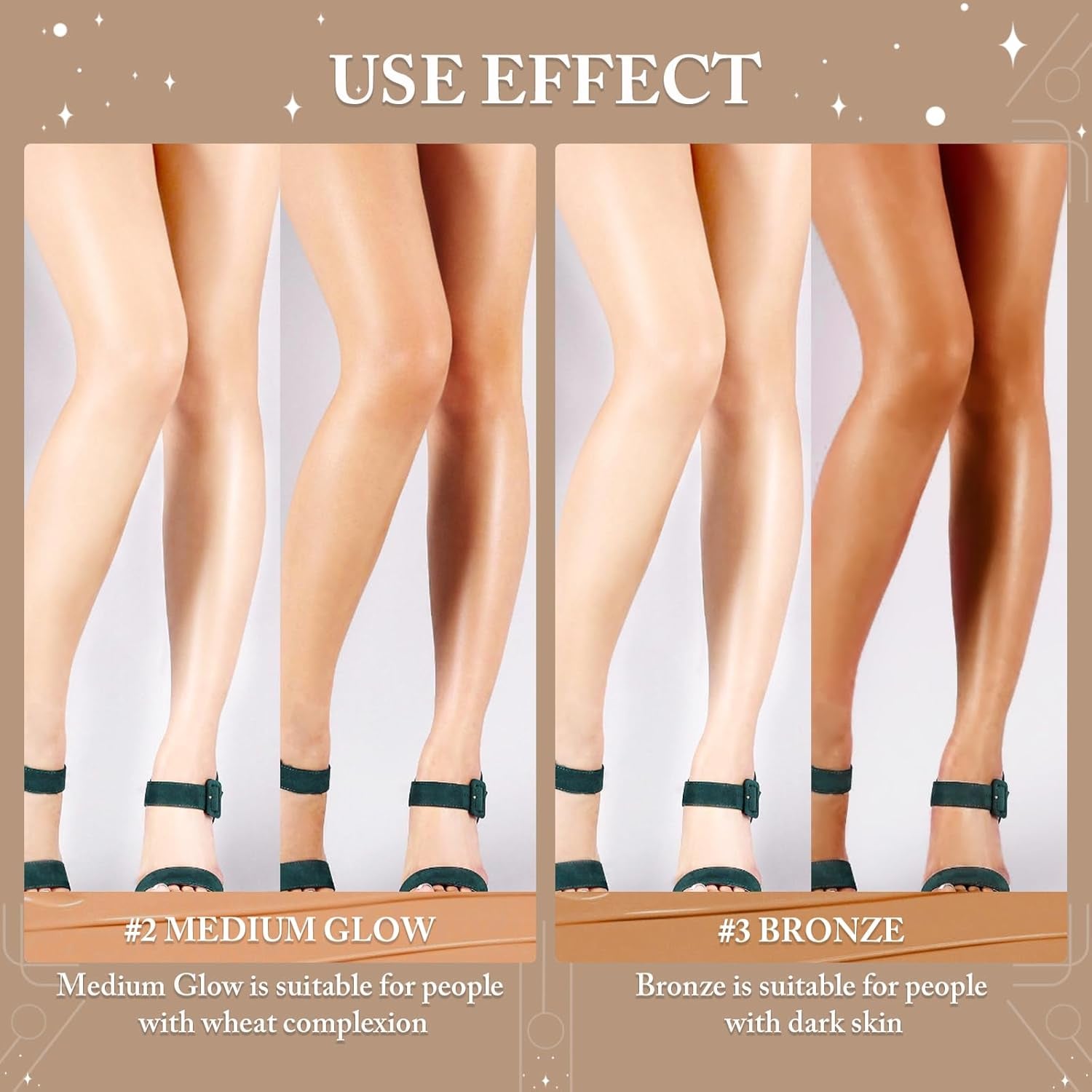 118 ML Water-Proof Leg Makeup, Leg Foundation for Tattoo, Scars, Varicose Veins, Waterproof Makeup Cover Cream for Leg and Body (Medium Shine)