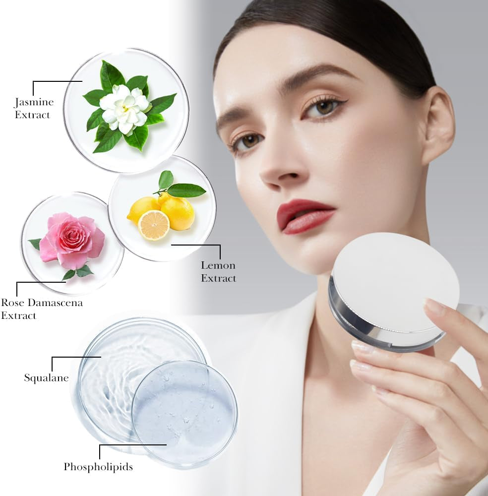 ® Poudre Pour Visage Contrôlant L'Huile, Poudre De Réglage Pour Le Visage, Maquillage Poudre Fixateur, Oil Control Face Pressed Powder, Face Setting Powder, Mate, Longue Tenue (Violet)