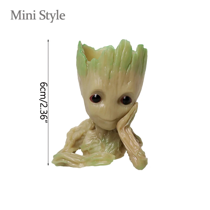 Figurine Groot Miniature 5cm - Décoration Bureau Maison - Modèle Cartoon Tree Man - Ornement Artisanal