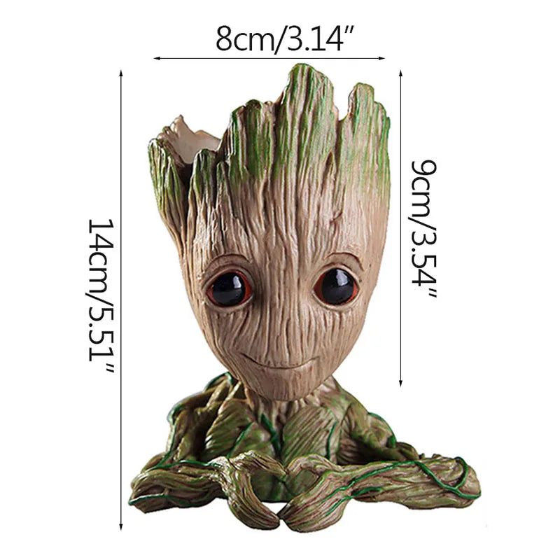 Figurine Groot Miniature 5cm - Décoration Bureau Maison - Modèle Cartoon Tree Man - Ornement Artisanal