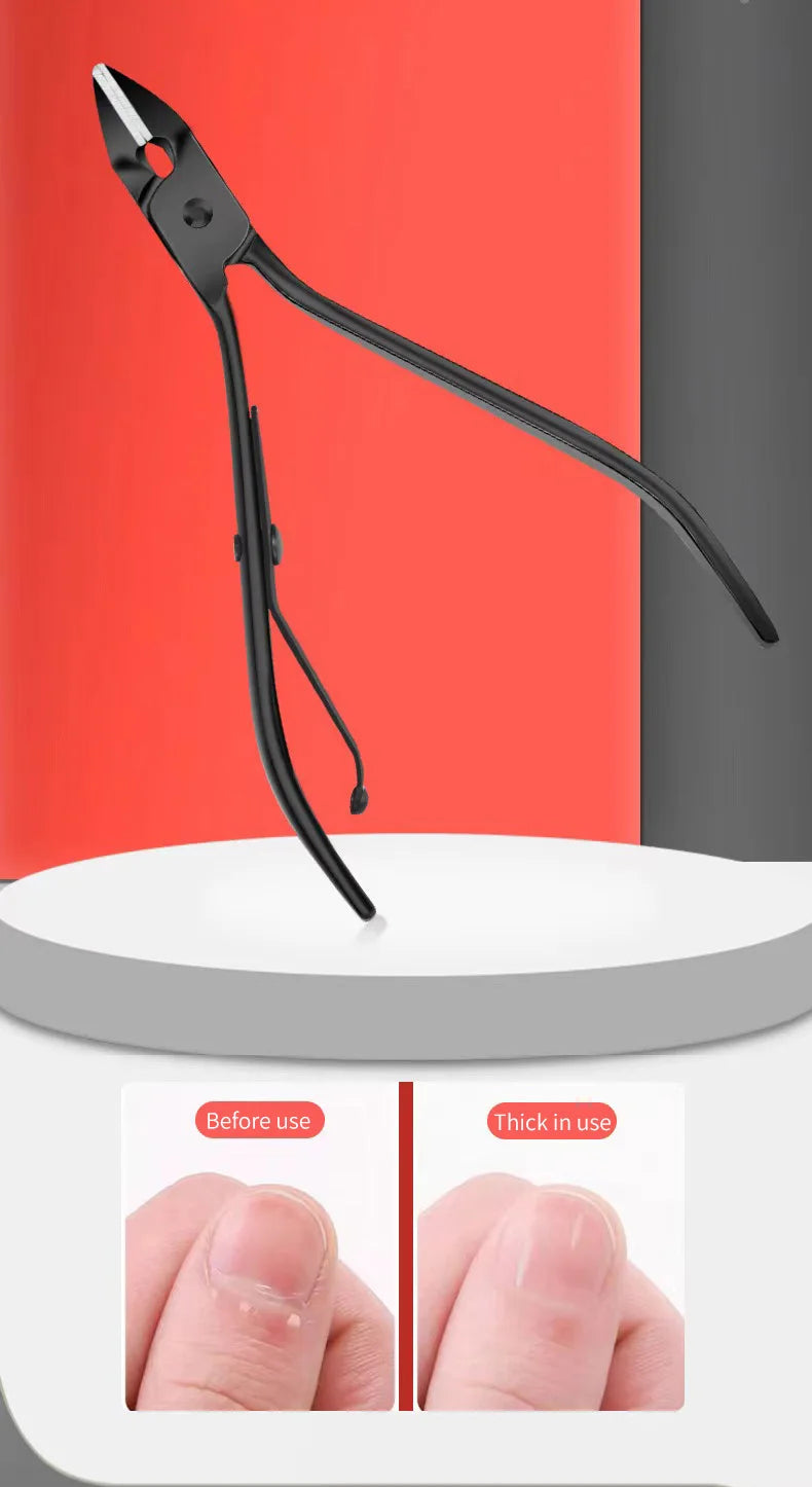 Set Coupe-Ongles Manucure Pédicure Professionnel - Kit Beauté Complet 4 à 24 Pièces - Outils Soin des Ongles Noir