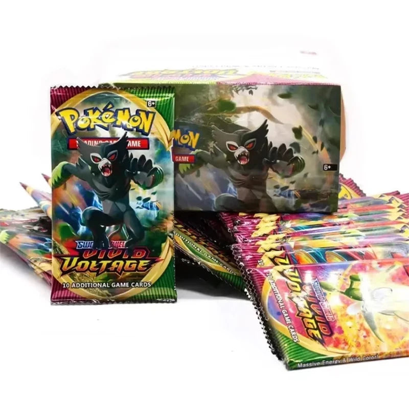 Lot de 9 Cartes Pokémon Aléatoires - Pikachu Colorful Set GX Tag Team Vmax EX - Cartes à Collectionner Trading Game