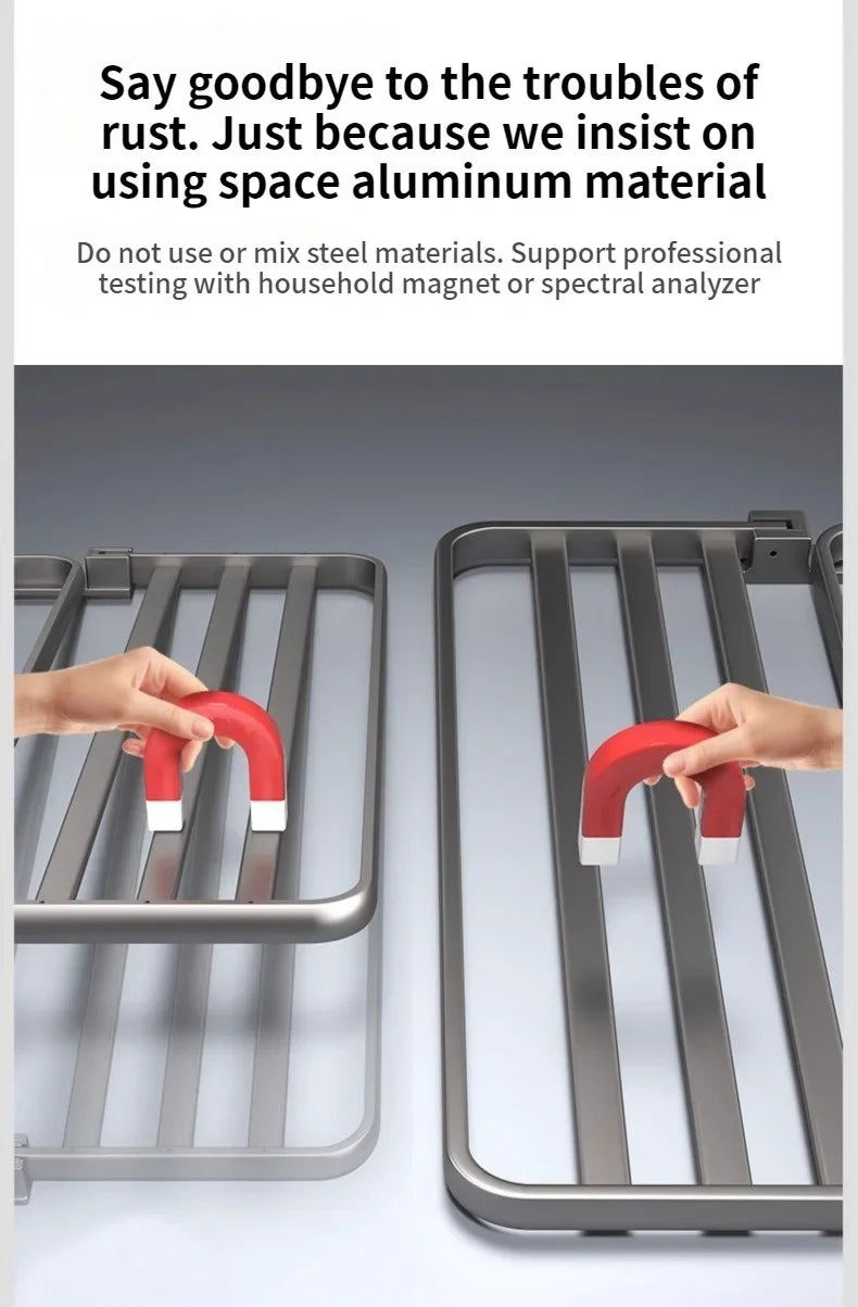 Porte-Serviettes Mural en Aluminium 40-60cm - Support Serviette Salle de Bain Renforcé - Rangement Toilette Noir/Gris