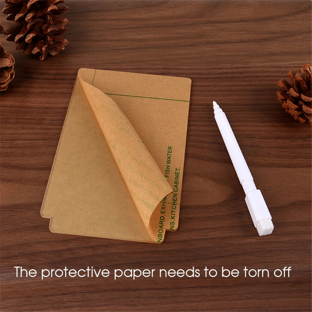 Veilleuse LED Acrylique USB avec Tableau Effaçable - Lampe Message Board Calendrier Bureau Transparent Lumineux