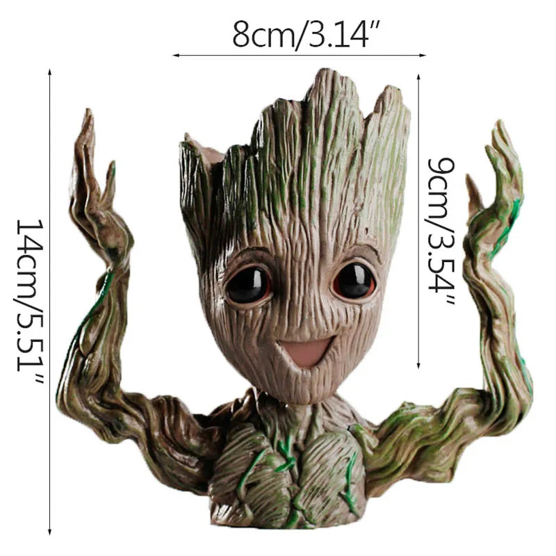 Figurine Groot Miniature 5cm - Décoration Bureau Maison - Modèle Cartoon Tree Man - Ornement Artisanal
