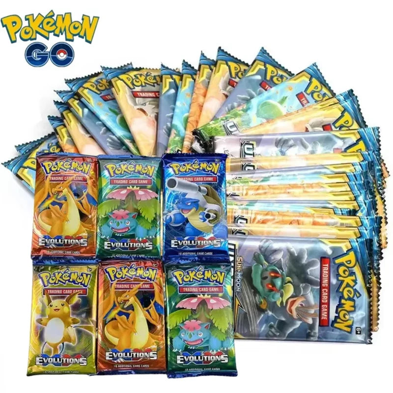 Lot de 9 Cartes Pokémon Aléatoires - Pikachu Colorful Set GX Tag Team Vmax EX - Cartes à Collectionner Trading Game