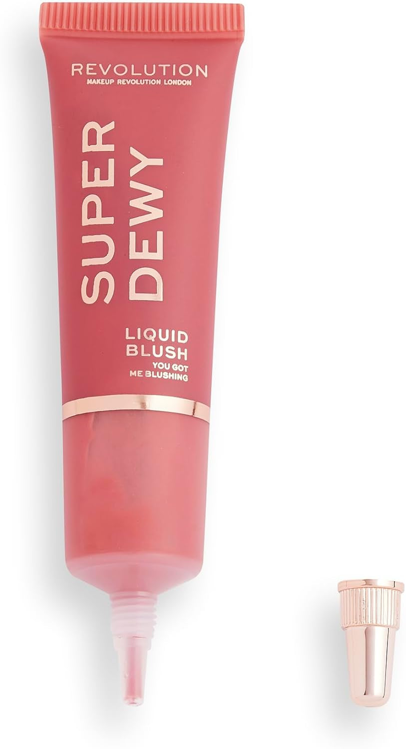 Makeup Revolution, Superdewy Liquid Blusher, Fard À Joues Liquide, You Got Me Blushing, 15Ml