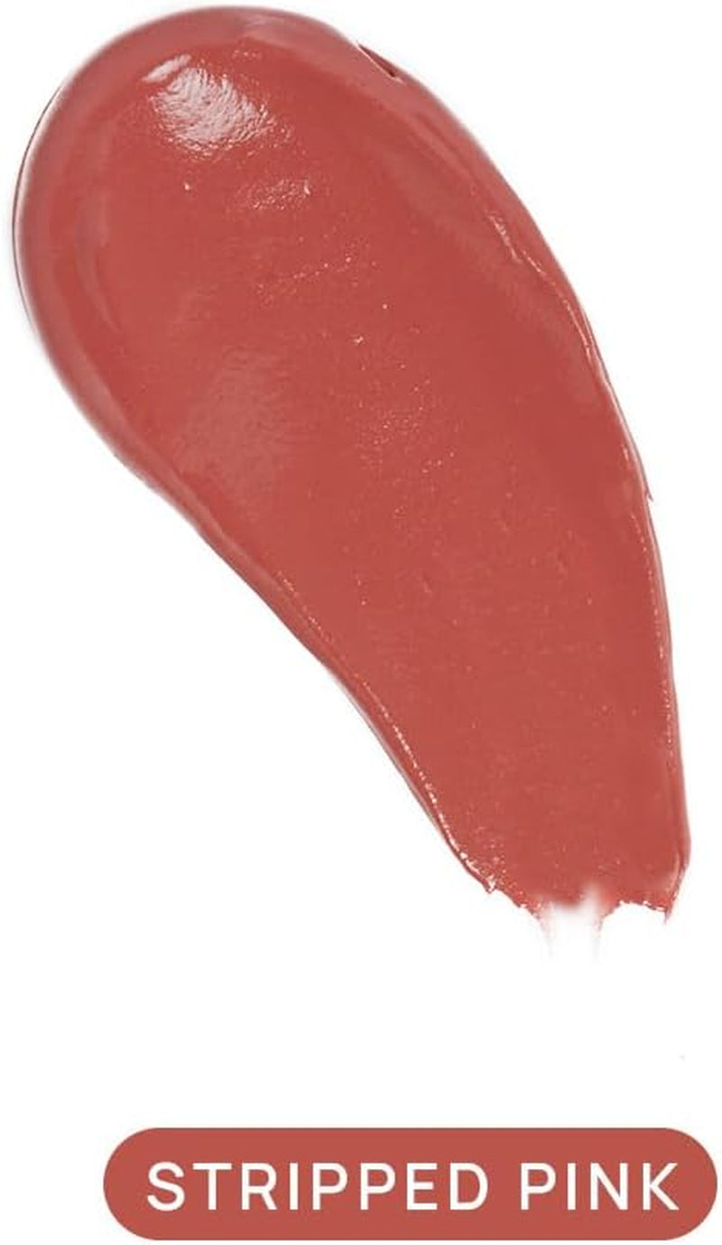 Revolution Pro- Iconic Matte Cream Blush- Wand Stripped Pink | Lightweight Formula |Buildable & Blendable |Soft-Focus Matte Effect |Easy-To-Use Wand Applicator | 15Ml