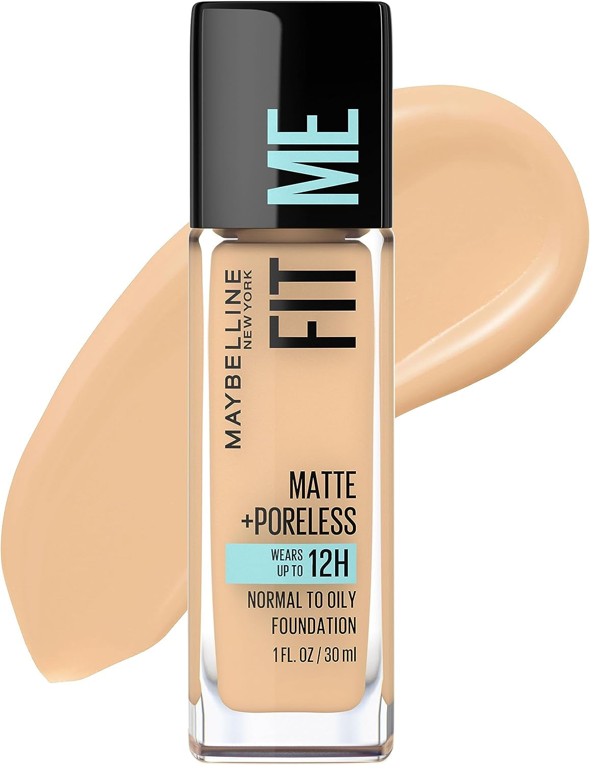 Fit Me! Matte + Poreless Foundation - Warm Nude 128