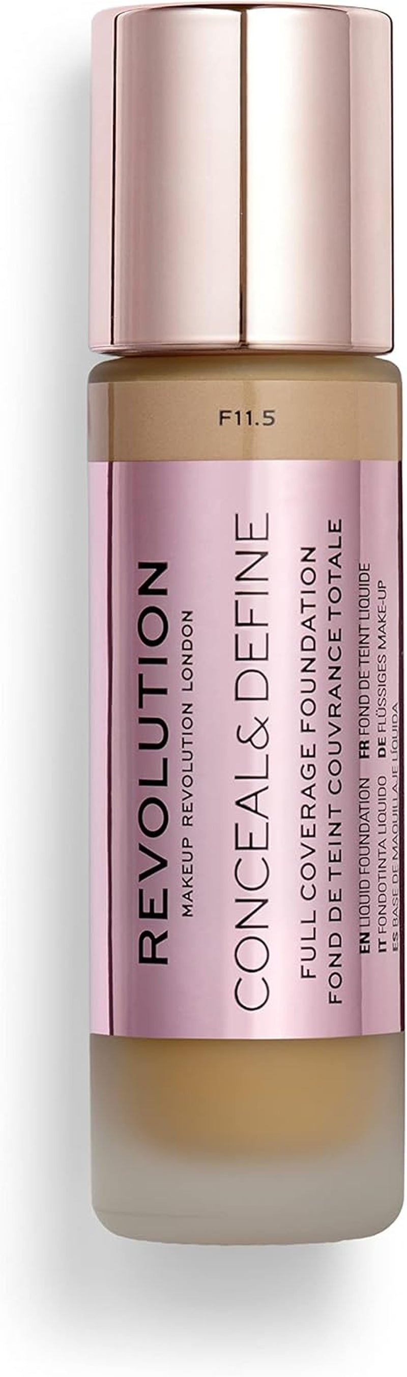 Makeup Revolution, Conceal & Define, Fond De Teint, F13.5, 23Ml