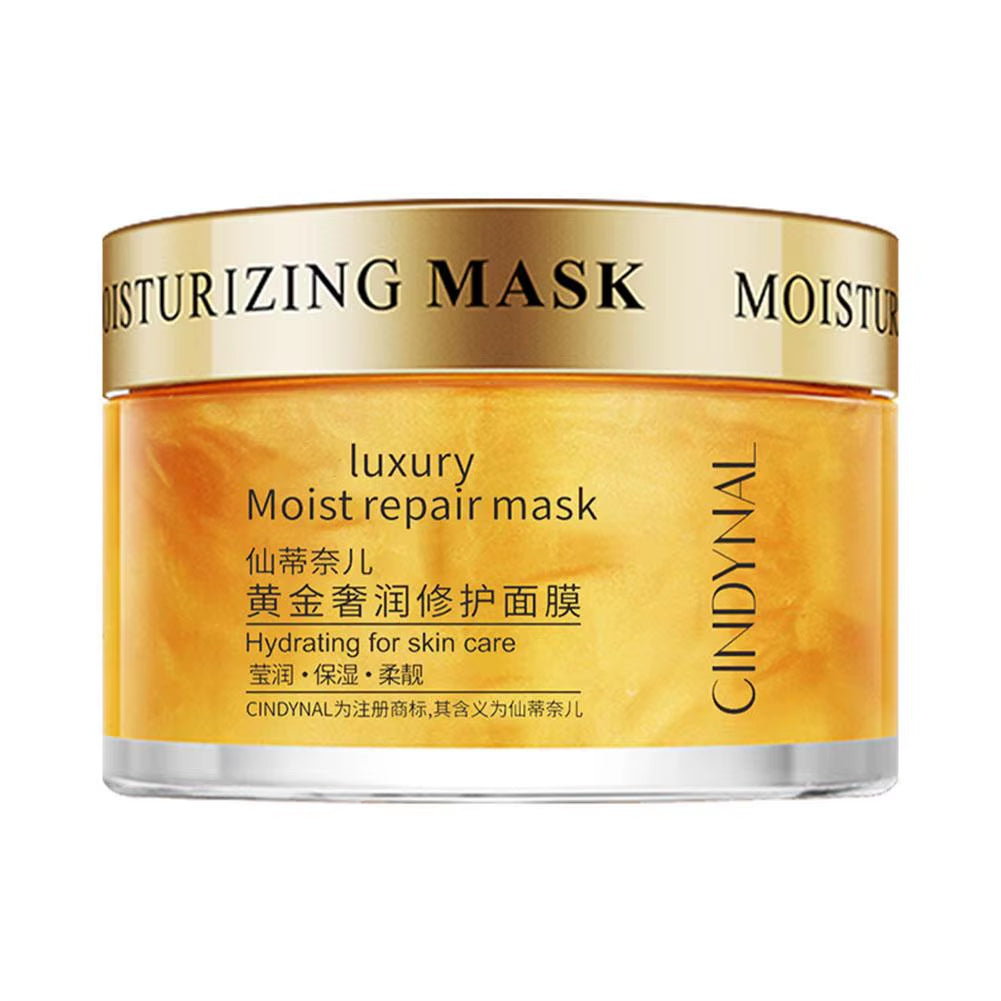 120G 24K Gold Collagen Face Mask - Moisturizing & Firming Cream, Nourishing Sleeping Mask for Hydrated, Radiant Skin
