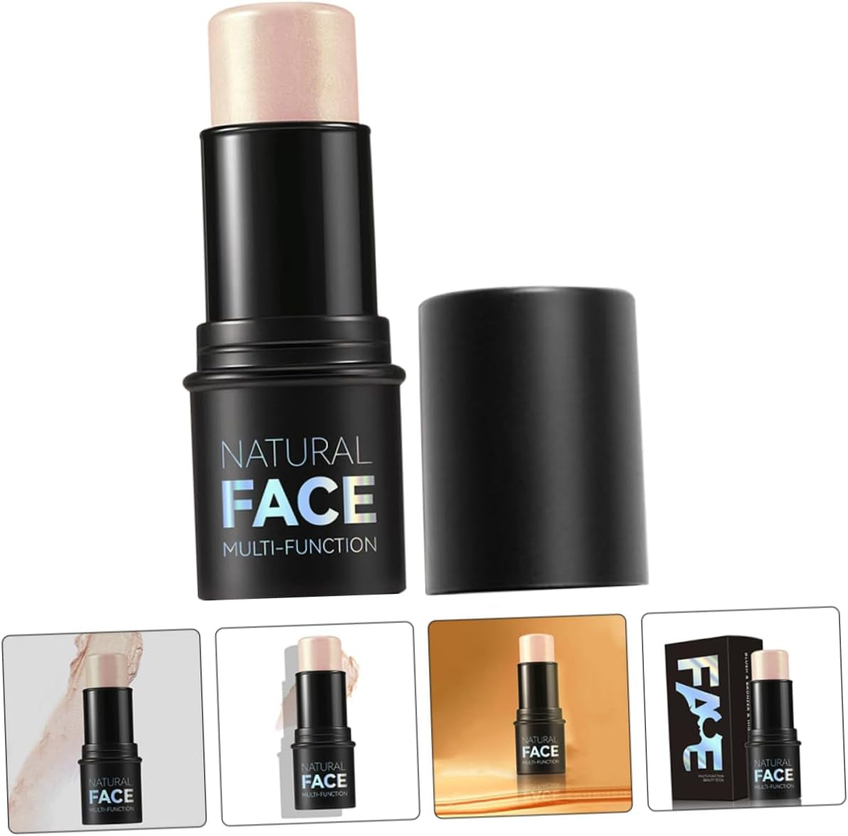 De Maquillage Illuminant Stick Highlighter Multi-Usage Outil De Maquillage Portable Pour Finition Naturelle Et