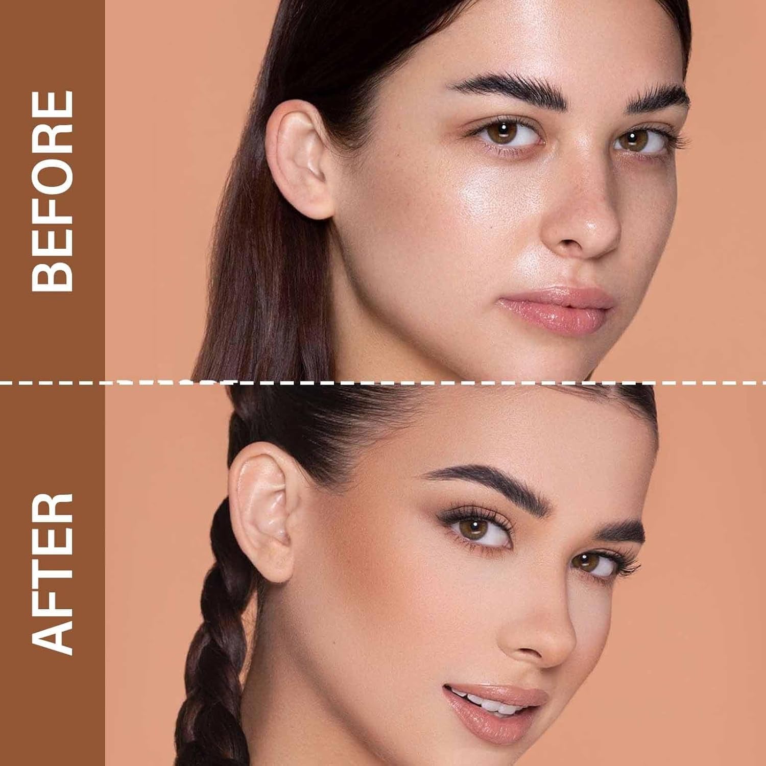 Boobeen 6 Couleurs Palette De Maquillage Crème Contour, Kit De Poudre Highlighter Et Bronzer Avec Miroir Et Pinceau, Correcteur De Teint Waterproof Pour Femmes