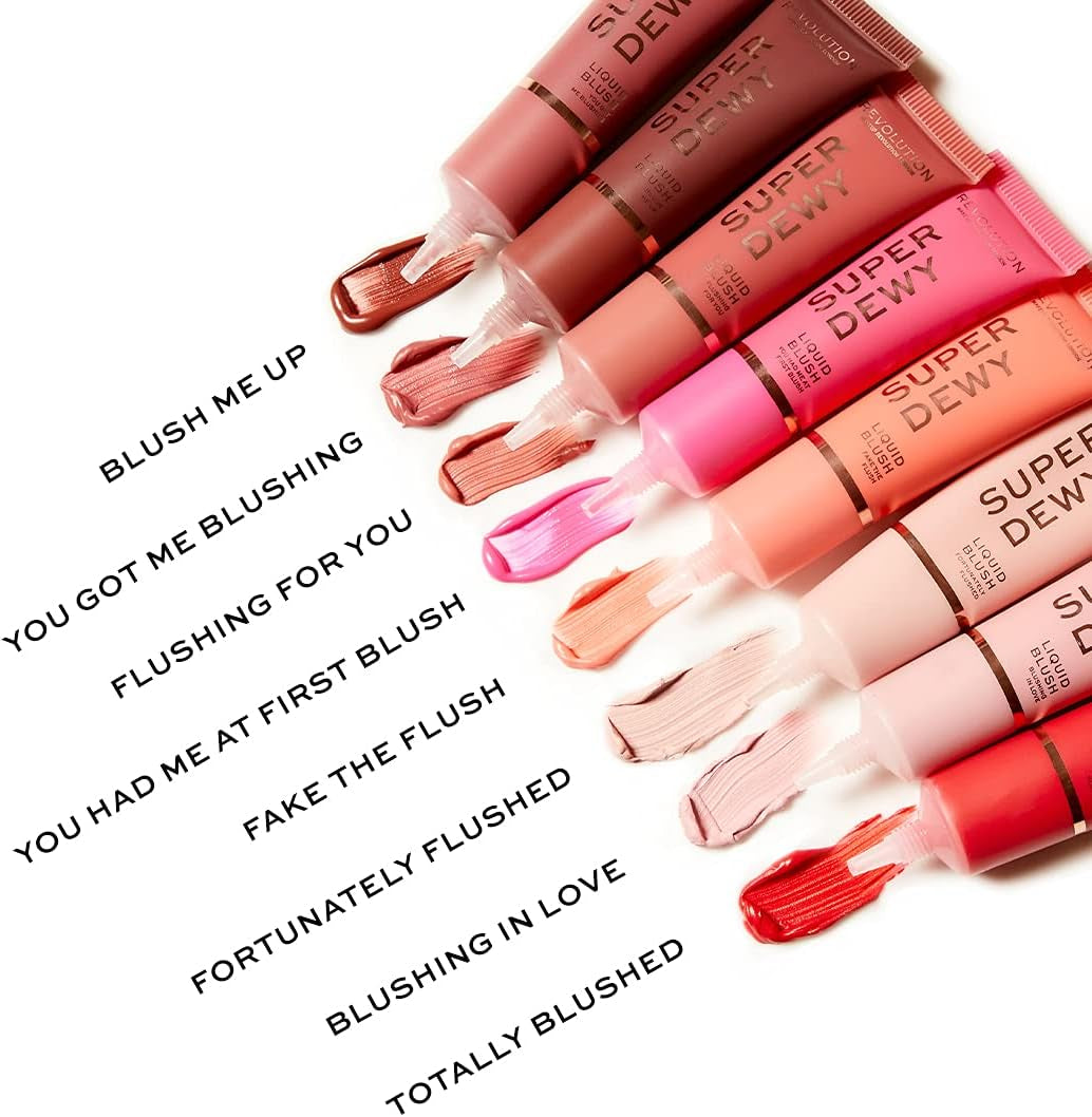 Makeup Revolution, Superdewy Liquid Blusher, Fard À Joues Liquide, You Got Me Blushing, 15Ml