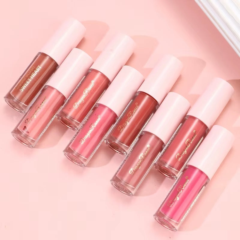 8 Colors Liquid Blush Waterproof Sweatproof Brighten Cheeks Rouge Nude Color Matte Contouring Powder Blusher Liquid Face Makeup